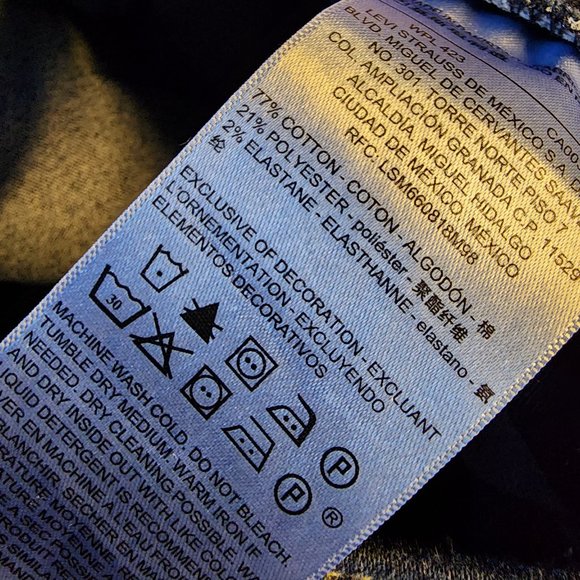 LEVI's SIGNATURE GOLD Pull On Skinny Legging Jeans Size XL - Picture 6 of 8